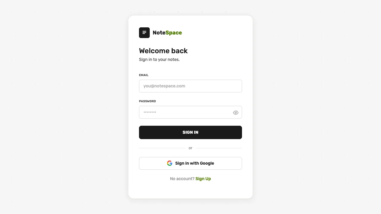 Sign-in Page